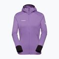 Mammut women's trekking sweatshirt Taiss Light ML Hooded lavandin black 5