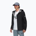 Men's Mammut Linard Light HS Hooded rain jacket black 3