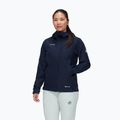 Mammut Treeline Light HS Hooded marine women's rain jacket