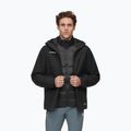 Men's 3-in-1 jacket Mammut Treeline 3 in 1 HS Hooded Jacket Men black/black