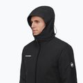 Men's rain jacket Mammut Linard HS Thermo Hooded Jacket Men black 4