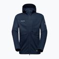 Men's softshell jacket Mammut Ultimate VIII Softshell Hooded marine 4