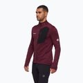 Men's sweatshirt Mammut Taiss Light ML wine/black 3