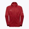 Men's trekking sweatshirt Mammut Crag ML Hooded dark mammut red 6
