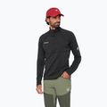 Men's sweatshirt Mammut Taiss ML Half Zip Pull black