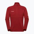 Men's sweatshirt Mammut Taiss ML Half Zip Pull dark mammut red 5