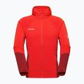 Men's sweatshirt Mammut Taiss ML Hooded mammut red/dark mammut