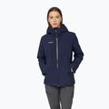 Women's rain jacket Mammut Linard HS Thermo Hooded Jacket Women marine