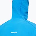Men's trekking sweatshirt Mammut Madris Light ML Hooded Jacket Men glacier blue/marine 6