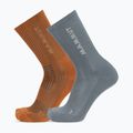 Socks Mammut Multisport Crew Socks 2 pack autumn larice/strata