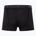 Men's thermal boxer briefs super.natural Tundra 175 2 pairs jet black/jet black 2