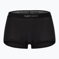 Women's thermal boxer briefs super.natural Tundra 175 Boyfriend Hipster jet black