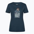 Women's T-shirt super.natural Preikestolen Cliffs Tee blueberry/feather grey/copper 3