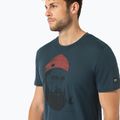 Men's T-shirt super.natural Sailor Tee blueberry/jet black/high risk red 2