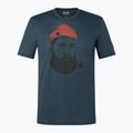Men's T-shirt super.natural Sailor Tee blueberry/jet black/high risk red 3