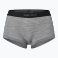 Women's thermal boxer briefs super.natural Tundra 175 Boyfriend Hipster cashmere grey melange