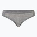 Women's thermal active underwear super.natural Tundra 175 Thong cashmere grey melange