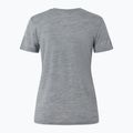 Women's T-shirt super.natural Ornament Tee cashmere grey melange/leaf melange/white stone 5