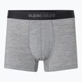 Men's thermal boxer briefs super.natural Tundra 175 cashmere grey melange