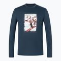 Men's longsleeve super.natural Dachshund Party blueberry/various 5