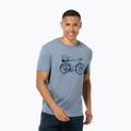 Men's thermal T-shirt super.natural Wander Wheel flint stone/blueberry