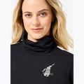 Women's sweater super.natural Bunny Roll Neck jet black/f.white/various/eucalyptus gl 3