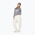 Women's sweater Super.Natural Freeride Roll Neck cashmere grey melange / f. white / f. white 2