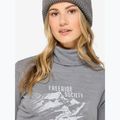 Women's sweater Super.Natural Freeride Roll Neck cashmere grey melange / f. white / f. white 3