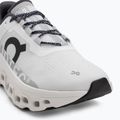 Men's On Running Cloudmonster allwhite running shoes 7