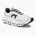 Women's On Running Cloudmonster allwhite running shoes