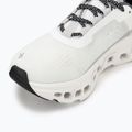 Women's On Running Cloudmonster allwhite running shoes 7