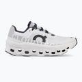 Women's On Cloudmonster allwhite running shoes 9