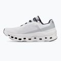 Women's On Cloudmonster allwhite running shoes 10