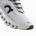 Women's On Cloudmonster allwhite running shoes 14