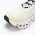 Men's On Cloudmonster undyed-white/white running shoes 7