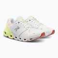 Women's On Running Cloudflyer 4 white/hay running shoes 10