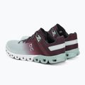 Women's running shoes On Cloudflow grey maroon 3599231 3