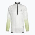 Men's On Zero white/meadow running jacket