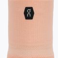Women's On Running Performance Mid rose/flamingo running socks 3