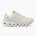 Women's On Cloudflow 4 white/sand running shoes 2