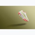 Women's On Cloudflow 4 white/hay running shoes 8