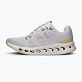 Women's On Running Cloudsurfer white/sand running shoes 10