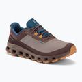 Women's On Running Cloudvista Waterproof zinc/grape running shoes