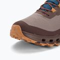 Women's On Running Cloudvista Waterproof zinc/grape running shoes 7