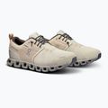Women's On Running Cloud 5 Waterproof pearl/fog running shoes 8