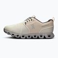 Women's On Running Cloud 5 Waterproof pearl/fog running shoes 10