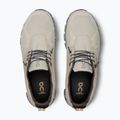Women's On Running Cloud 5 Waterproof pearl/fog running shoes 13