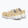 Women's On Cloud X 3 savannah/frost running shoes 3