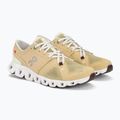 Women's On Cloud X 3 savannah/frost running shoes 4