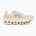 Women's On Running Cloudmonster moon/fawn running shoes 2